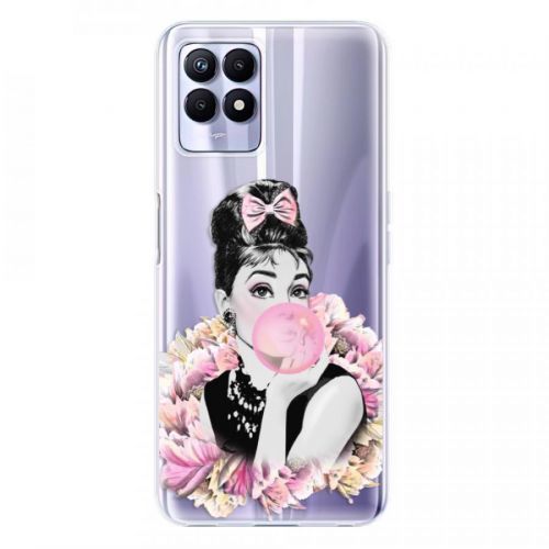 Odolné silikónové puzdro iSaprio - Pink Bubble - Realme 8i