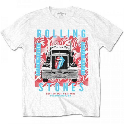 The Rolling Stones tričko Steel Wheels Biela S