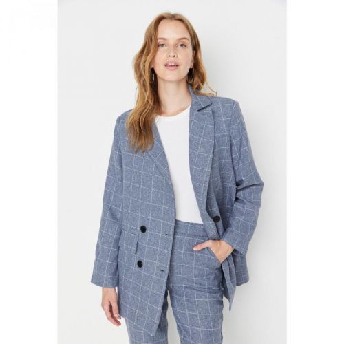 Trendyol Indigo Blazer Jacket