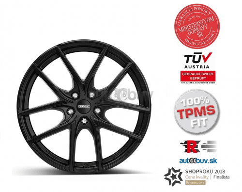 DEZENT TO black 7.50x18 5x114.30 ET45