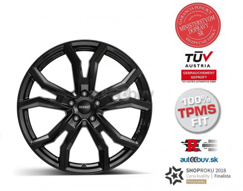 DEZENT TV black 7.00x18 5x114.30 ET45