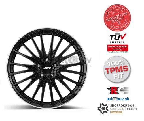 AEZ Berlin black 7.50x19 5x112.00 ET49