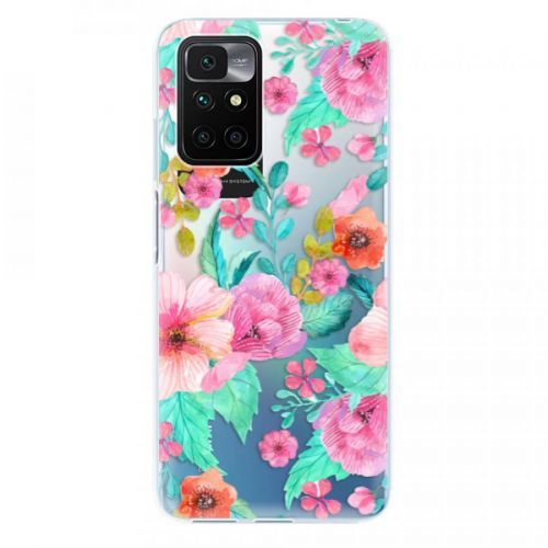 Odolné silikónové puzdro iSaprio - Flower Pattern 01 - Xiaomi Redmi 10