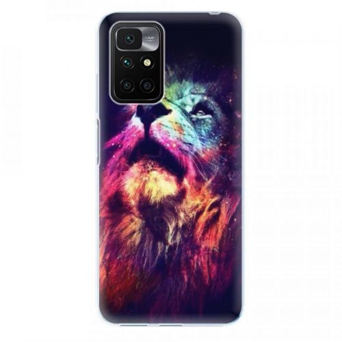 Odolné silikónové puzdro iSaprio - Lion in Colors - Xiaomi Redmi 10