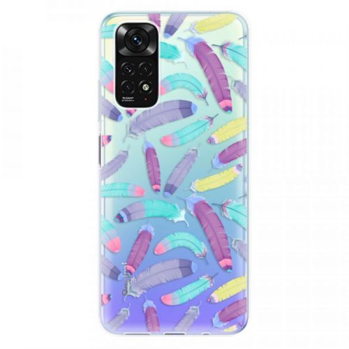Odolné silikónové puzdro iSaprio - Feather Pattern 01 - Xiaomi Redmi Note 11 / Note 11S