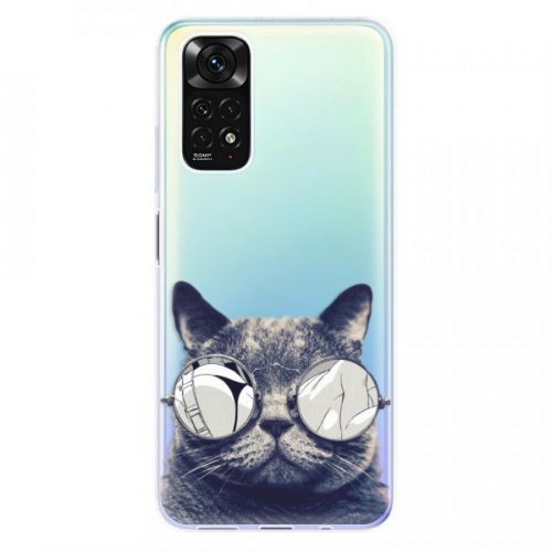 Odolné silikónové puzdro iSaprio - Crazy Cat 01 - Xiaomi Redmi Note 11 / Note 11S