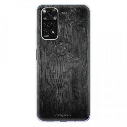 Odolné silikónové puzdro iSaprio - Black Wood 13 - Xiaomi Redmi Note 11 / Note 11S