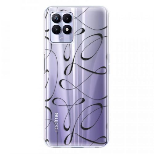 Odolné silikónové puzdro iSaprio - Fancy - black - Realme 8i