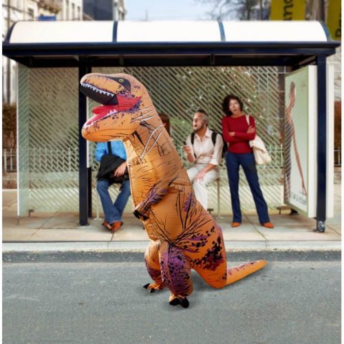 04425 DR Kostým nafukovací dinosaurus T-REX