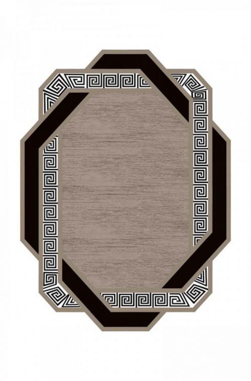 Koberec Octagon hnědý