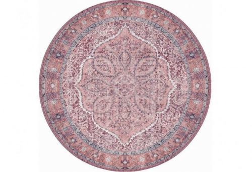 Kulatý koberec Blues Chenille 230 cm červený