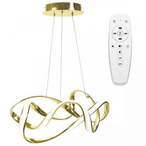 Stropní svítidlo na dálkové ovládání LED EVE APP821-CP GOLD