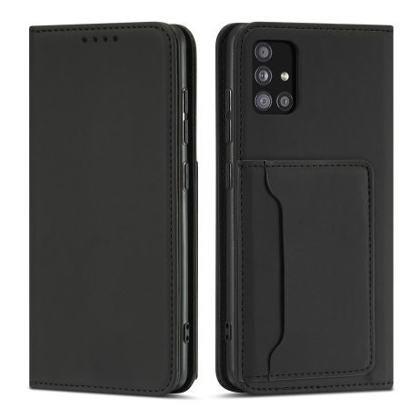 MG Magnet knižkové kožené puzdro na Xiaomi Redmi Note 11 Pro, čierne