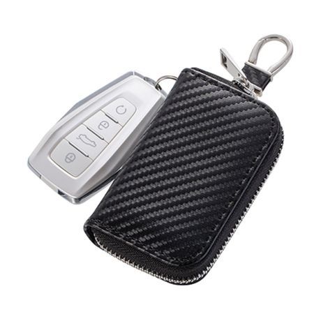 MG Anti-theft puzdro na blokovanie signálu ovládaču auta, čierne
