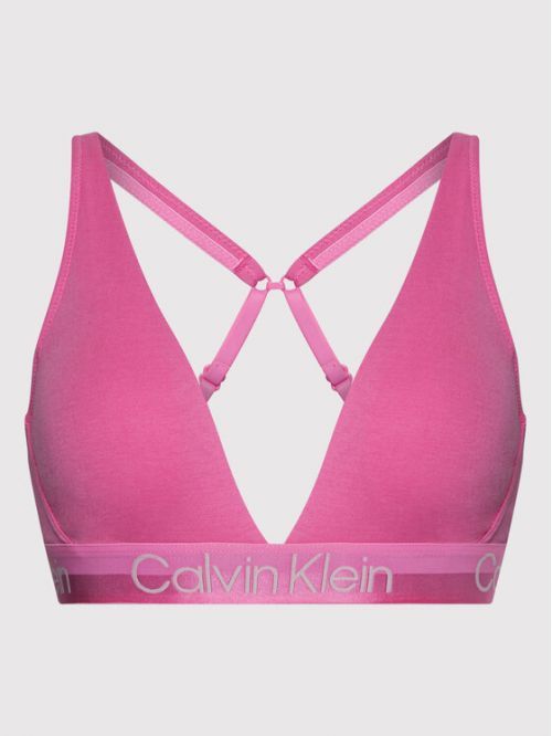 Dámska športová podprsenka QF6683E - TO3 - Hollywood ružová - Calvin Klein M ružová