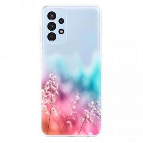 Odolné silikónové puzdro iSaprio - Rainbow Grass - Samsung Galaxy A13