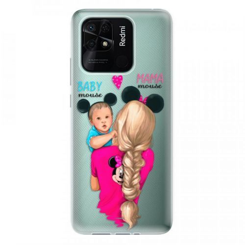 Odolné silikónové puzdro iSaprio - Mama Mouse Blonde and Boy - Xiaomi Redmi 10C