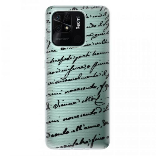 Odolné silikónové puzdro iSaprio - Handwriting 01 - black - Xiaomi Redmi 10C