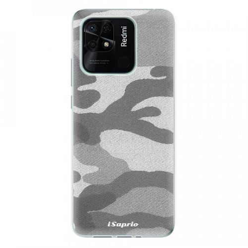 Odolné silikónové puzdro iSaprio - Gray Camuflage 02 - Xiaomi Redmi 10C