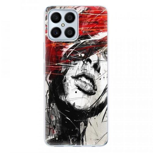 Odolné silikónové puzdro iSaprio - Sketch Face - Honor X8