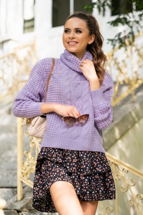 Sweter Sevenel Lilac - Merribel jedna velikost