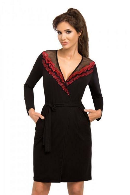 Szlafrok Jasmine Black - Donna M