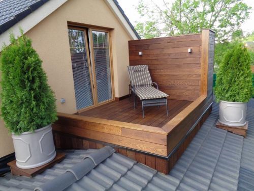 Terasové dosky THERMO JASAN zámkový systém 21 × 140 × 900 mm | hladká / hladká
