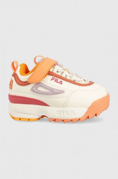Detské tenisky Fila Disruptor oranžová farba