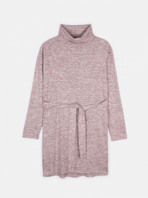 GATE Rolákové pletené šaty plus size