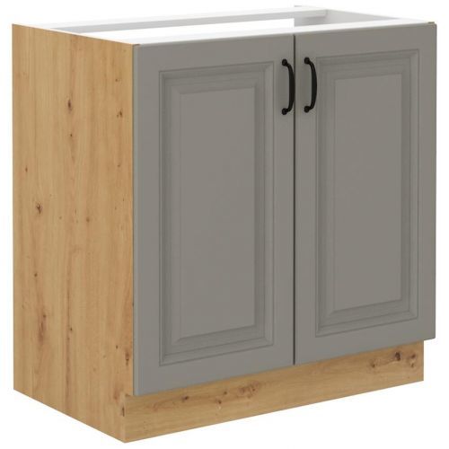 Kuchynská skrinka Stilo claygrey/artisan 80zl 2f bb