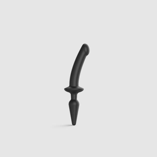 Strap-on-me SWITCH PLUG-IN SEMI-REALISTIC DILDO BLACK - S