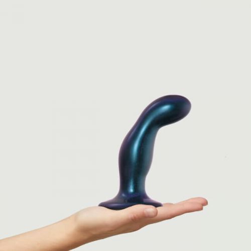 Strap-on-me DILDO PLUG SNAKY METALLIC BLUE - M