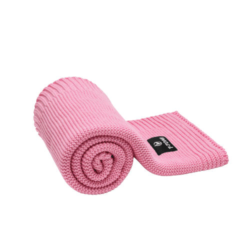 T-Tomi Pletená deka Autumn, ružová