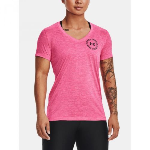 Under Armour T-Shirt Tech Twist LC Crest SSV-PNK - Women