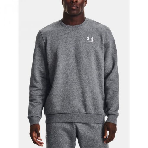 Under Armour Sweatshirt UA Essential Fleece Crew-GRY - Men