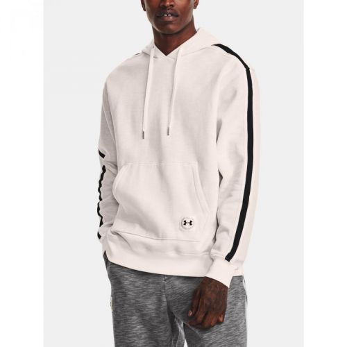 Under Armour Sweatshirt UA Essential Heritage Flc HD-WHT - Mens