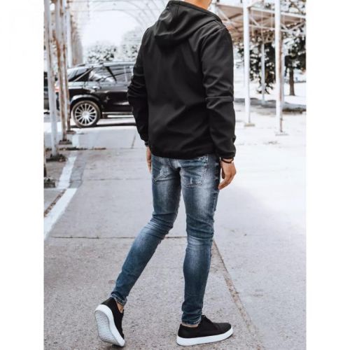 Black men's softshell jacket Dstreet TX4150