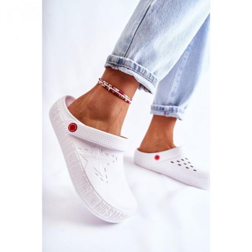 Women's Light Slippers Kroks Big Star II275003 White