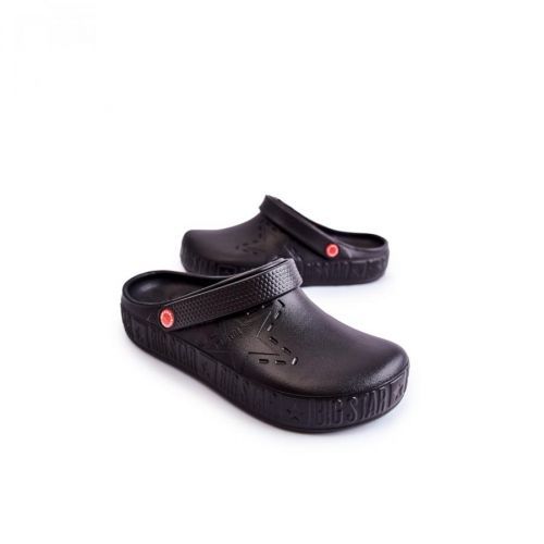 Men's Light Slippers Kroks Big Star II175001 Black