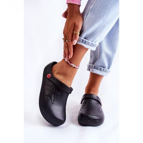 Women's Light Slippers Kroks Big Star II275001 Black