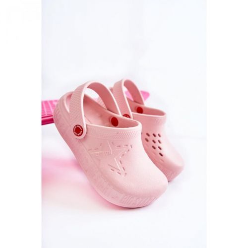 Children's Light Slippers Kroks Big Star II375007 Pink