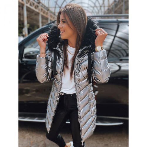 Women's jacket JASMIN silver Dstreet TY3028