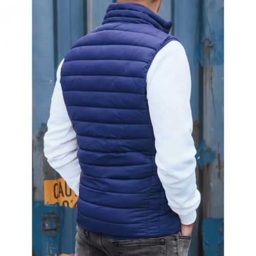 Men's navy blue vest Dstreet TX4124