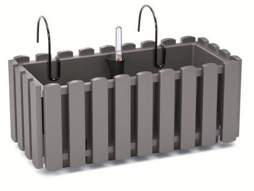 Truhlík s kov. držákem BOARDEE FENCYCASE W šedý kámen 38cm