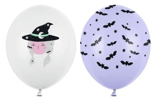 PartyDeco Latexový balón - Halloween Čarodejnica mix