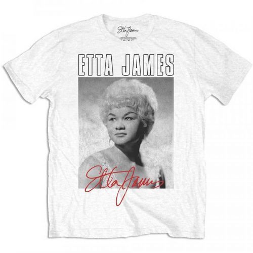 Etta James tričko Portrait Biela S