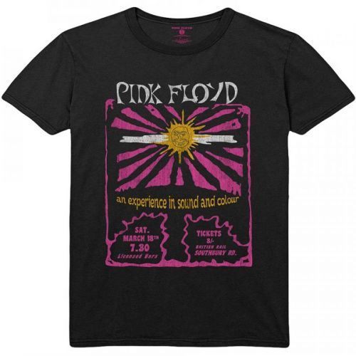 Pink Floyd tričko Sound & Colour Čierna S