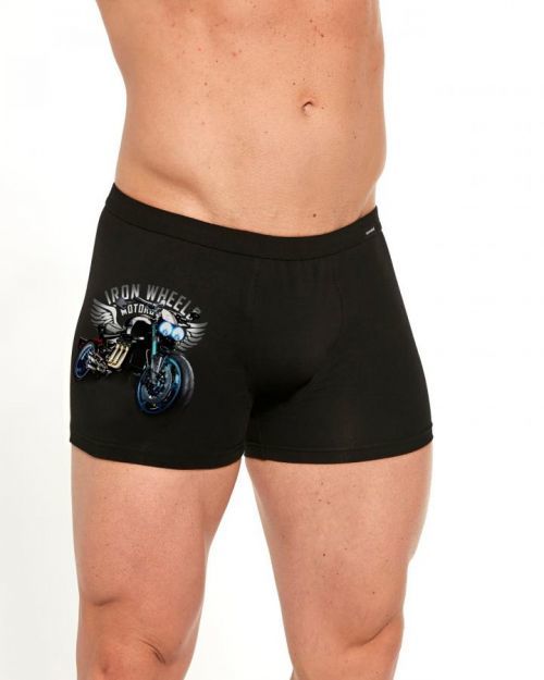 Pánske boxerky Cornette Tattoo 280/215 Iron Wheels čierna XXL