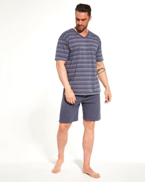 Pánske pyžamo Cornette Various 330/31 Kr/r S-2XL szary ciemny S