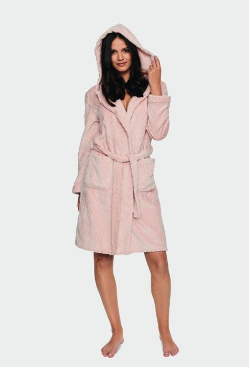 Dámsky župan Henderson Ladies 40146 Home dusty rose S